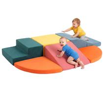 Blocos de Escalada de Espuma Pernasal, Conjunto de Brincar Infantil com 6 Peças