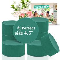 Blocos de espuma floral SupKing, 8 peças, verdes, úmidos e secos, 11,4 cm