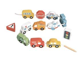 Blocos de Laço Transporte - TOOKY TOY Blocos de Laço Transporte - TOOKY TOY