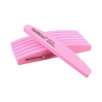 Blocos De Lixa Para Unhas Coloridos De Dupla Face 10pcs, Tiras De Esponja Para Polimento E Lixamento