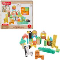 Blocos de Madeira - Animais da Selva - Fisher-Price - MATTEL Blocos de Madeira - Animais da Selva - Fisher-Price - MATTEL