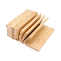 Blocos De Madeira De Pinheiro Natural Não Acabados 10PCS Placa Retangular Para Pinturas Gravação a
