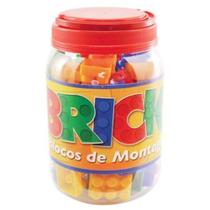 Blocos De Montagem 56 Peças Bricks - Pais e Filhos
