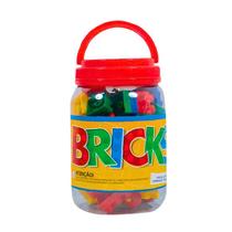 Blocos de Montagem Coloridos- 56 peças