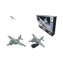 Blocos De Montagem Em Escala 1/72 Modelo Moderno DIY 3D Avião Su-25 Tanque Decoração Para Casa