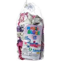 Blocos de Montar 170 Peças Magic BLOCK Rosa Simo TOYS Blocos de Montar 170 Peças Magic BLOCK Rosa Simo TOYS