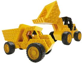 Blocos de Montar 204 Peças Sem Limite - Super Máquinas Roma Brinquedos Blocos de Montar 204 Peças Sem Limite - Super Máquinas Roma Brinquedos
