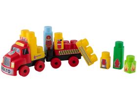 Blocos de Montar 25 Peças Baby Land Bombeirinho
