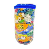 Blocos de Montar 308 Peças Brinquedo Infantil Crie e Brink