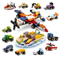 Blocos De Montar 315 Peças Carros 6 em 1 - Castela Blocos De Montar 315 Peças Carros 6 em 1 - Castela