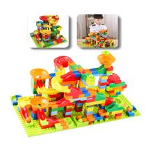 Blocos De Montar 337 Peças Pista De Bolinhas Brinquedo