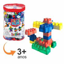 Blocos De Montar 350 Peças Coloridas Brinquedo Educativo + 3 anos