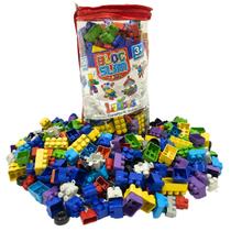 Blocos De Montar 350 Peças Educativos Colorido Brinquedo