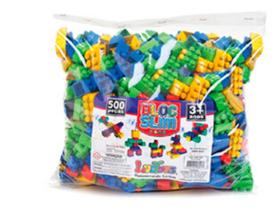 Blocos De Montar 500 Peças Brinquedo Educativos Didatico Pedagógico Infantil