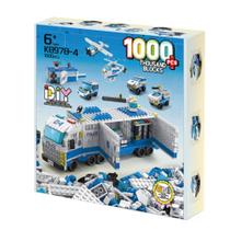 Blocos de Montar 6 em 1 Carros de Polícia (kit 100