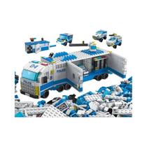 Blocos De Montar 6 Em 1: Mini Carro De Polícia, Caminhão De Bombeiros, Caminhão Carregador, Avião E Blocos De Montar 6 Em 1: Mini Carro De Polícia, Caminhão De Bombeiros, Caminhão Carregador, Avião E