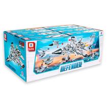 Blocos de Montar 8 em 1 Defender 618 Peças Polibrinq