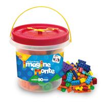 Blocos de Montar 80 Peças Brinquedos Educativo para Crianças + 3 anos