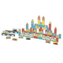 Blocos de Montar 80 Peças de Empilhar Brincando de Construtor