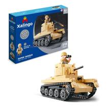 Blocos de Montar Aliança Justiça e Paz Super Tanque 318 peças Xalingo
