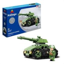 Blocos de Montar Aliança Justiça e Paz Tanque de Guerra 121 Pçs 2811.0 - Xalingo Blocos de Montar Aliança Justiça e Paz Tanque de Guerra 121 Pçs 2811.0 - Xalingo