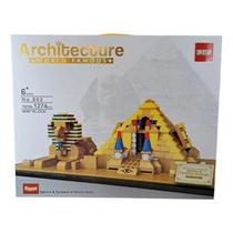 Blocos De Montar Architecture Esfinge E Pirâmide De Khufu 1274 Peças Toys Import J24061927