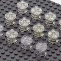 Blocos de Montar ASTEM 12 Peças Tijolos Transparentes com Luz LED Blocos de Montar ASTEM 12 Peças Tijolos Transparentes com Luz LED