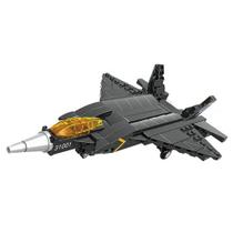 Blocos de Montar Avião Jato de Combate 222 Peças Compatível Lego - Coleção Aliança Justiça e Paz Xalingo