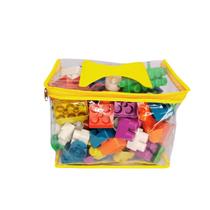 Blocos de Montar Baby 112 Peças com Trenzinho Casa Brinq Blocos de Montar Baby 112 Peças com Trenzinho Casa Brinq