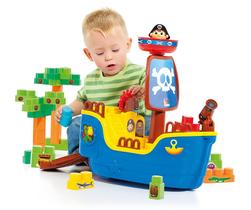 Blocos de Montar - Baby Land - Navio Pirata - 30 Peças - Cardoso Toys Blocos de Montar - Baby Land - Navio Pirata - 30 Peças - Cardoso Toys