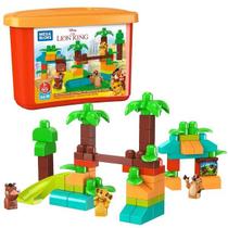 Blocos de Montar Balde Mega Bloks Disney Rei Leão - As Aventuras de Simba - First Blocks - 66 Peças - Mattel - GWN57