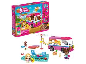 Blocos de Montar Barbie Mega Construx Barbie - Trailer de Aventuras Mattel 123 Peças