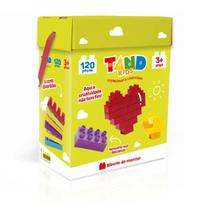 Blocos de Montar Baú 120 Peças Tand Kids - Toyster Blocos de Montar Baú 120 Peças Tand Kids - Toyster