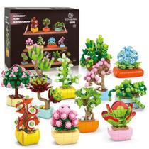 Blocos de Montar BIZNESMEN 1255 Peças Kit DIY de Suculentas Blocos de Montar BIZNESMEN 1255 Peças Kit DIY de Suculentas