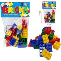 Blocos de montar bloc bricks colors com 29 pecas na solapa - PAIS E FILHOS