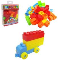 Blocos de montar bloc com 55 pecas blocks - 20 COMERCIAL