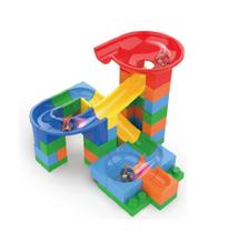 Blocos de montar bloc / pista labirinto colors com 56 pecas