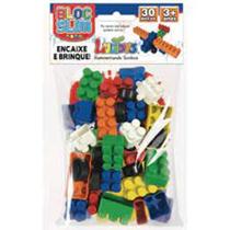 Blocos de Montar Bloc Slim Colors com 30 Pecas na Solapa