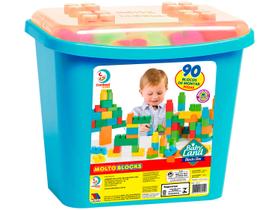 Blocos de Montar Block Box Meninos Cardoso Toys - 90 Peças