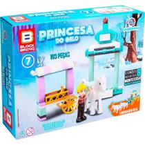 Blocos de montar block brinq princesa do gelo polibrinq