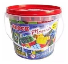 Blocos de montar Block Mania no balde 104pçs 6000.