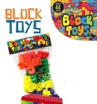 Blocos de Montar Block Toys Pacote com 44 Peças - Matoys