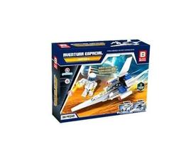 Blocos de Montar Blockbrinq Aventura Espacial BM018 Nave Júpiter 2 Infantil 6 Anos BM018