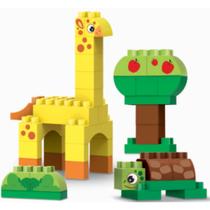 Blocos de Montar Blocz 40 peças Didático Infantil Educativo