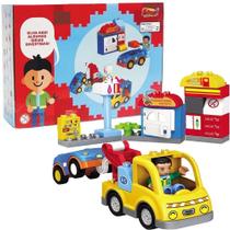 Blocos De Montar Blok Blok Posto De Gasolina Zoop Toys