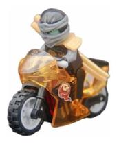 Blocos De Montar Boneco Moto Fantasma Cole Ninja Go Ninjago - Mega Block Toys
