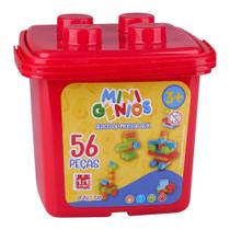 Blocos de Montar box 56PCs CV244167 PF Blocos de Montar box 56PCs CV244167 PF