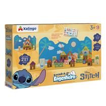 Blocos de montar brincando de engenheiro stitch - xalingo