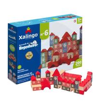 Blocos De Montar Brincando Engenheiro Kid 200 Peças - Xalingo Blocos De Montar Brincando Engenheiro Kid 200 Peças - Xalingo