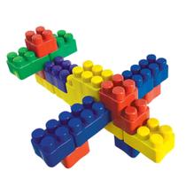 Blocos De Montar Brinquedo Educativo 176 Peças Infantil Didatico